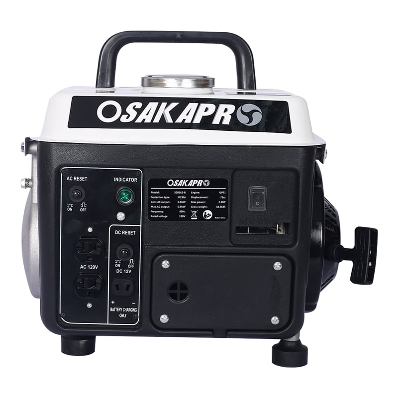 Portable 900W Gas Generator  71cc Engine / Low Noise  Home  Outdoor Use