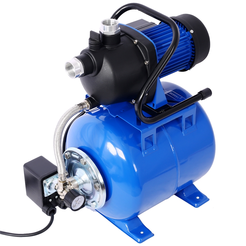 1.6HP Shallow Well Pump with Tank Auto Water Booster for Home  Farm Irrigate