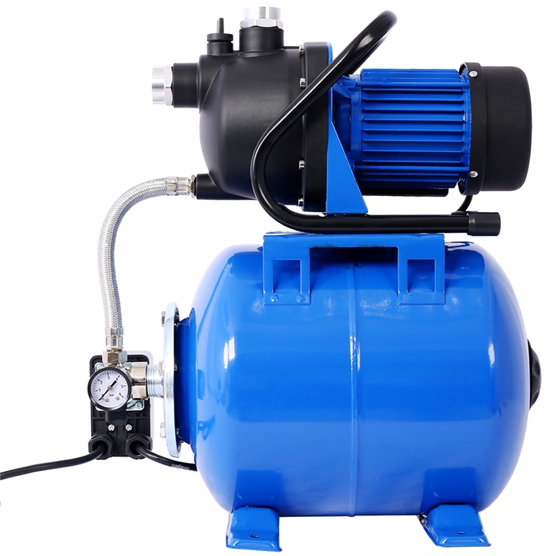1.6HP Shallow Well Pump with Tank Auto Water Booster for Home  Farm Irrigate