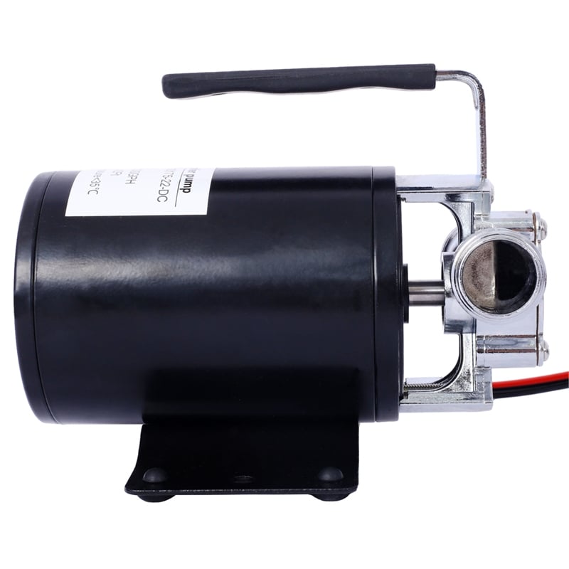 12V Portable Utility Water Transfer Pump 1/10HP 330GPH Battery Hose Kit Use Pump