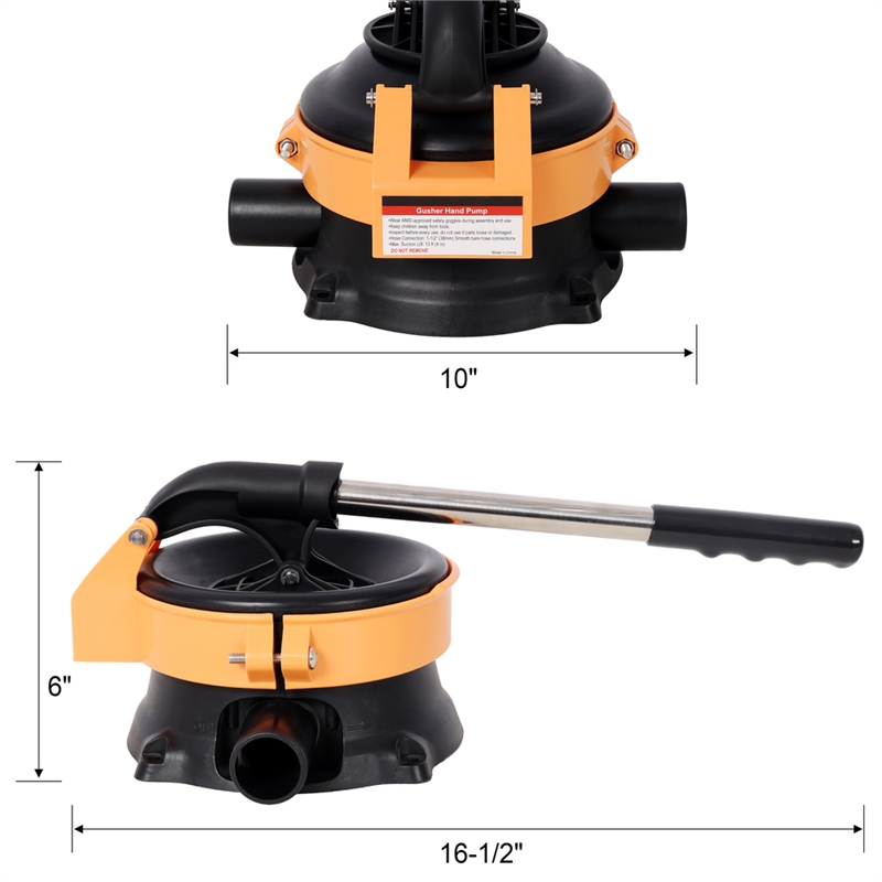 Outdoor Hand Water Pump with Steel Lever