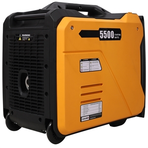 5500W Super Quiet Inverter Generator 224CC Gas Electric  Orange