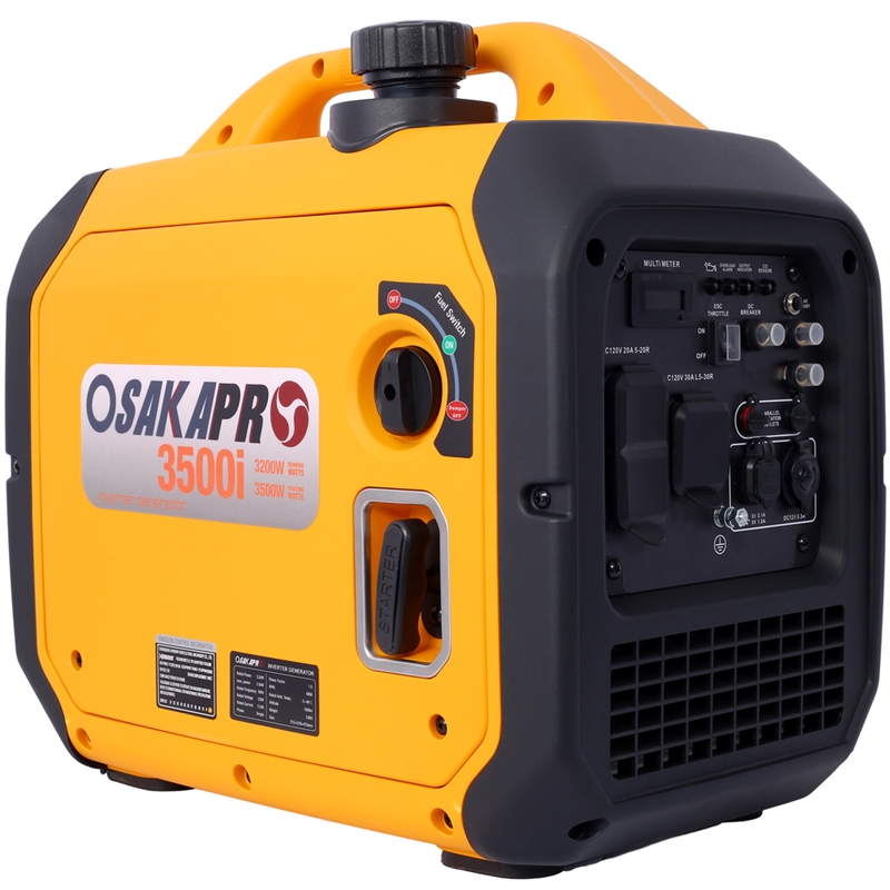 3500W Portable Inverter Generator with CO Sensor for RV Camping Backup