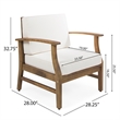 Contemporary Upholstered Lounge Club Chair