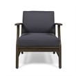 Modern Dark Grey Club Chair for Living Room and Office