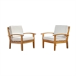 Modern Upholstered Club Chair with Tapered Legs