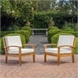 Modern Upholstered Club Chair with Tapered Legs