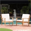 Modern Upholstered Club Chair with Tapered Legs