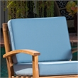 Tufted Leather Club Chair with Wood Frame