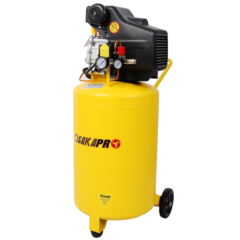 21-Gallon Air Compressor 2.5HP 110V/60Hz 115 PSI Yellow Tank