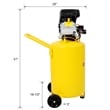 21-Gallon Air Compressor 2.5HP 110V/60Hz 115 PSI Yellow Tank