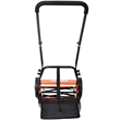 14-Inch 5-Blade Push Reel Lawn Mower with Grass Catcher  Orange
