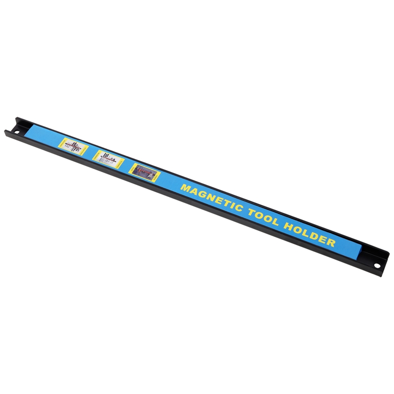 8Pack 18 Heavy Duty Black Steel Magnetic Tool Holder Strips for Garage  Workshop