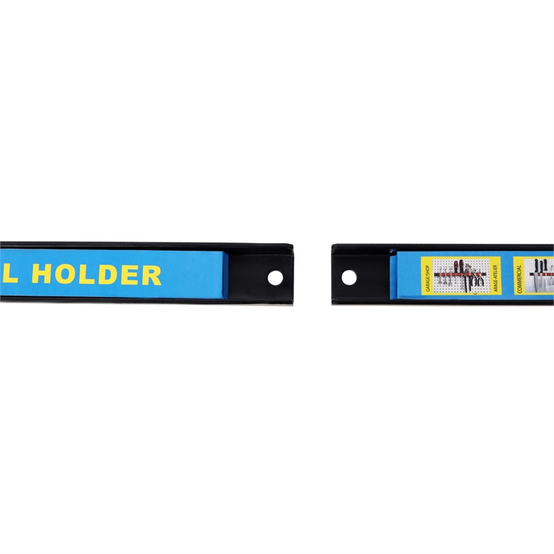 8Pack 18 Heavy Duty Black Steel Magnetic Tool Holder Strips for Garage  Workshop