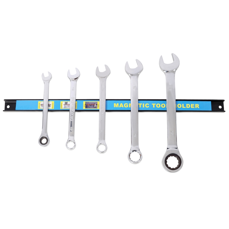 8Pack 18 Heavy Duty Black Steel Magnetic Tool Holder Strips for Garage  Workshop