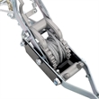 Silver Steel 4T Hand Winch Puller Dual Gear Ratchet  3 Hooks 12ft Cable