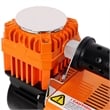 12V Heavy Duty Air Compressor  Orange Metal 150 PSI Tire Inflator with Gauge