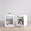 Classic  White Solid Wood Nightstand