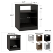 Classic  White Solid Wood Nightstand