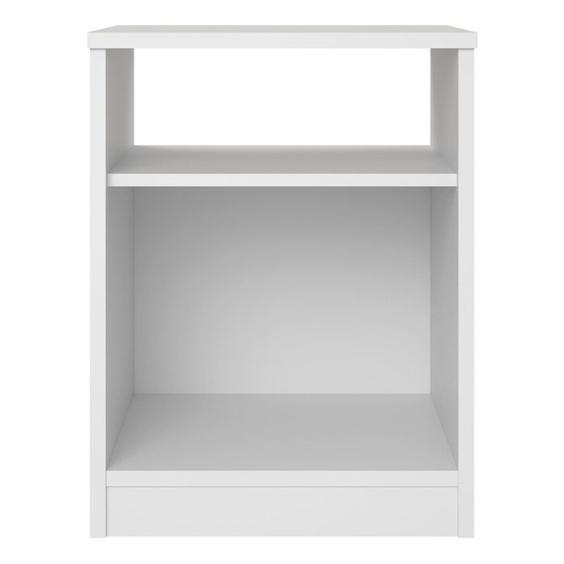 Classic  White Solid Wood Nightstand