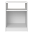 Classic  White Solid Wood Nightstand