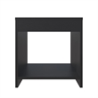 Nightstand with Open Storage  Solid Wood