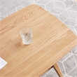 80 Wood Low Coffee Table  Study Desk  Solid Wood Top Plate