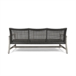 Gray Wood Outdoor  3 Seater Patio Sofa Furniture Set