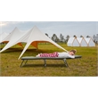 5 Position Adjustable Heavy Duty Camping Cot 1200D Polyester Green