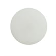White Concrete Outdoor Round Side Table Accent End Table