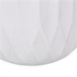 White Ceramic Side Table - Modern Minimalist Round End Table