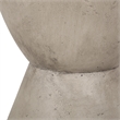 Gray Concrete Outdoor Lightweight Side Table End Table