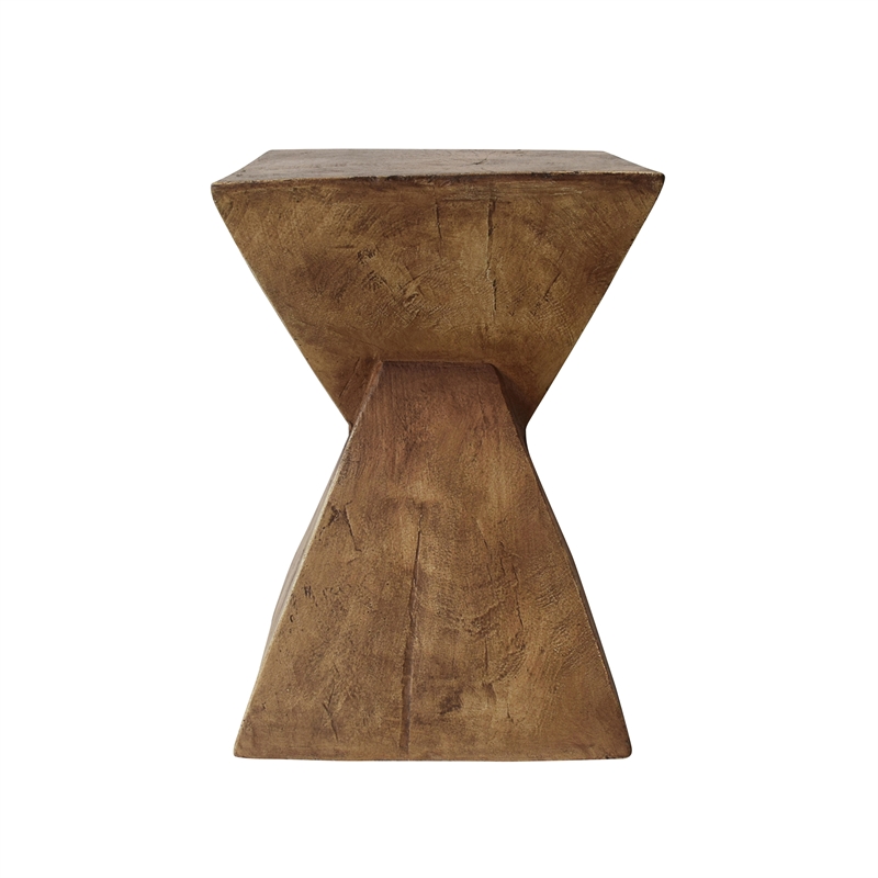 Modern Natural Ceramic Side Table - Versatile End Table for Living Room & Office
