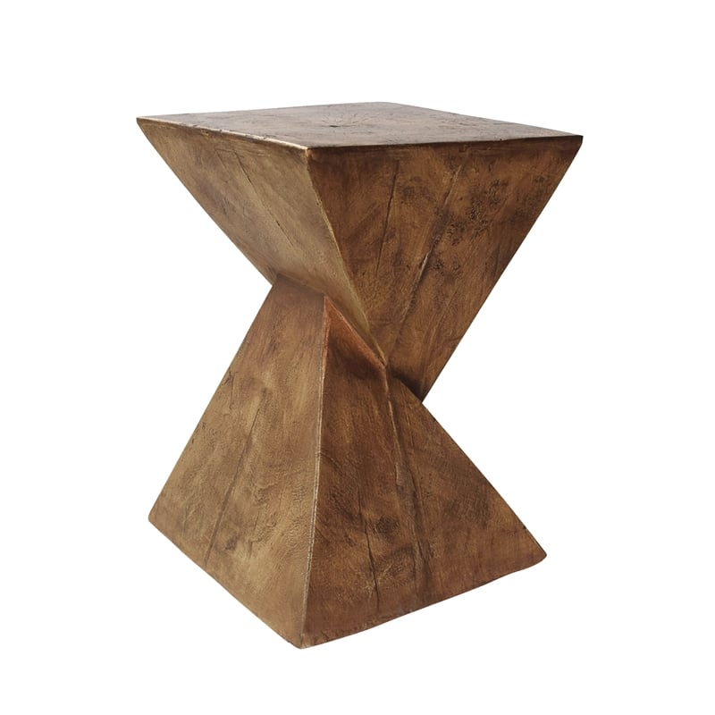 Modern Natural Ceramic Side Table - Versatile End Table for Living Room & Office