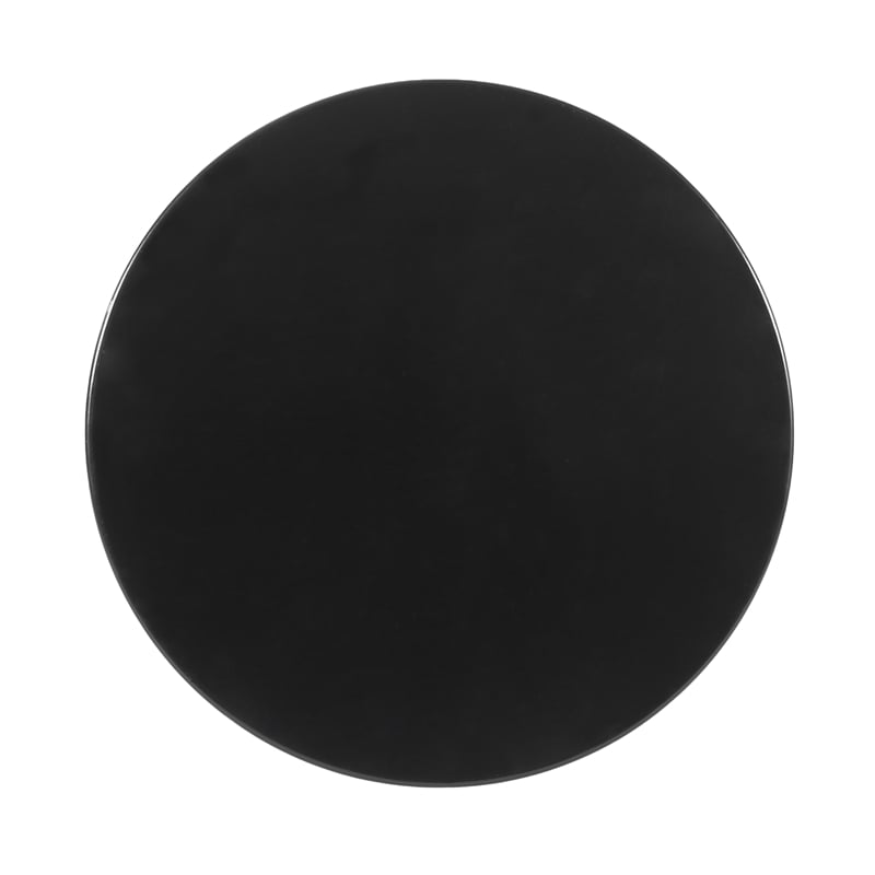 Outdoor Large End Table Black Color with Durable Iron Material Construction