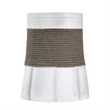 Retro Woven Rope Side Table  ceramic with Brown color