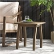 Gray Wood End Table for Living Room Bedroom  Versatile Use