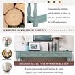 Blue 63 Pine Wood Console Table with 3 Drawers and Shelf for Entryway Sofa