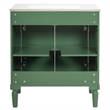 30 Green Solid Wood Bathroom Vanity with ceramic Sink and  Cabinet