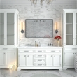 36  Glossy Black Aluminum Framed Rectangle Bathroom Wall Vanity Mirror