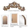 Brown Arched Full Length Mirror 66 Metal Framed Ornate Floor Mirror
