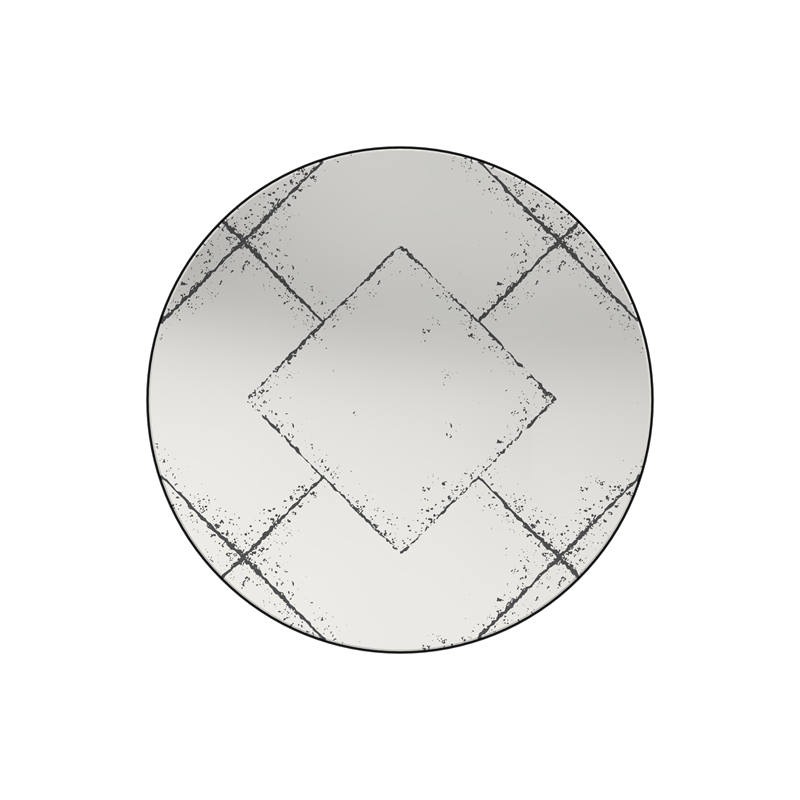 Black Wood Round Wall Mounted Mirror for Bedroom Living Room and  Home Decor