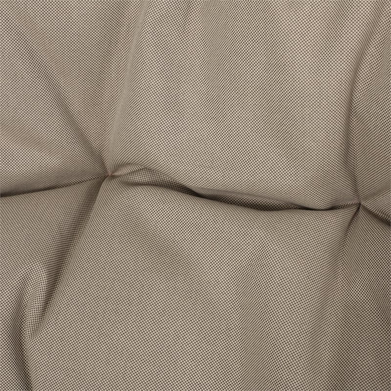 Brown Fabric Foldable Hanging Chair for Indoor and Outdoor Use