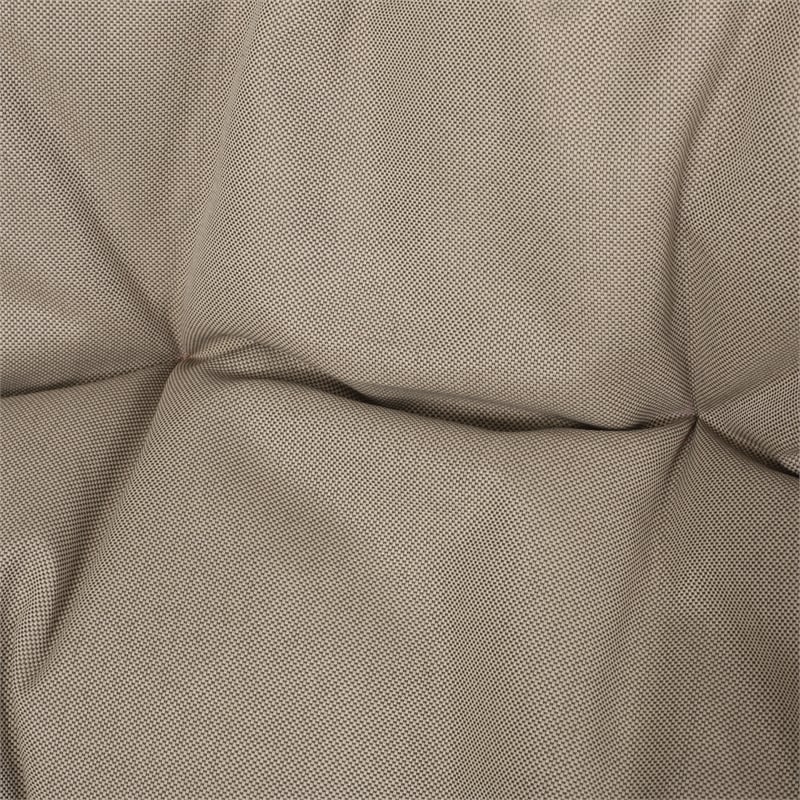 Brown Fabric Foldable Hanging Chair for Indoor and Outdoor Use