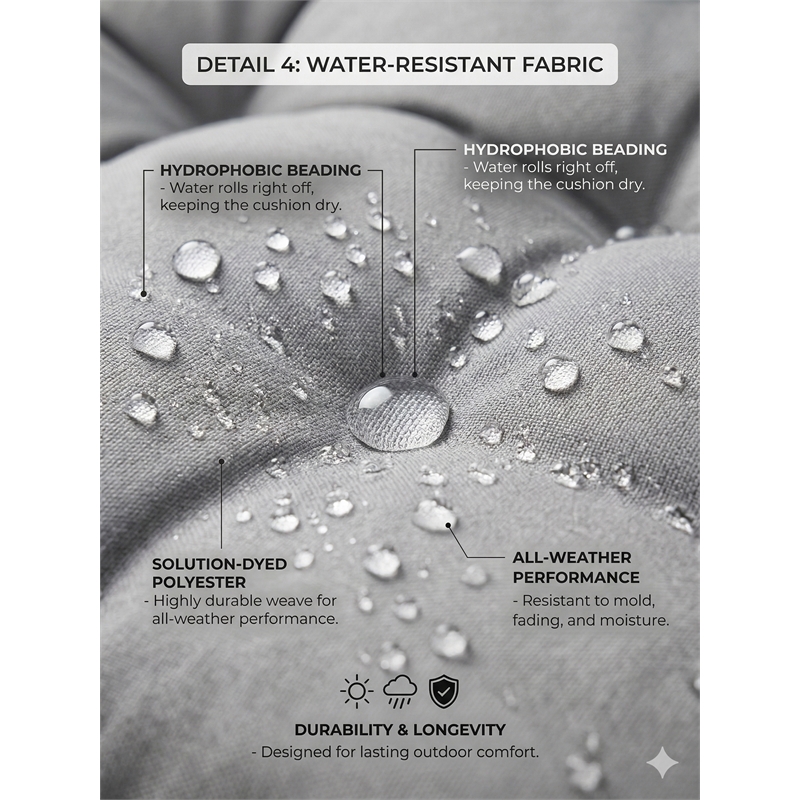 Gray Wicker / Rattan Double Hanging Egg Chair with Stand and Cushion Loveseat