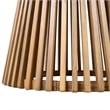 47.25  Teak Wood Round Outdoor Patio Dining Table for Backyard and Lawn