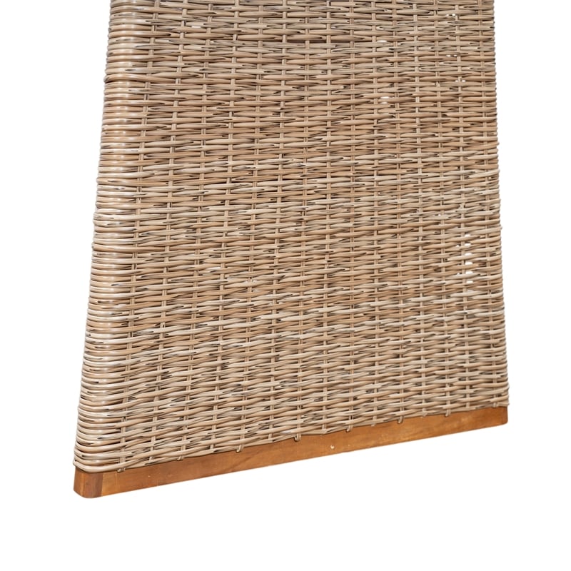 Brown Wood   Outdoor modern  Dining Table with Teak Finish