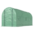 Green Steel Walk-in Tunnel Green house with 2 Support Rods