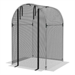 Black Steel Galvanized Crop Cage Plant Protection Tent with Zippered Door