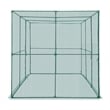 Green Polyester 9.5 ft Crop Cage  Plant Protection Tent with Zippered Door